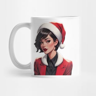 Beautiful santa girl Mug